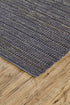 8' X 11' Brown Blue And Taupe Hand Woven Area Rug
