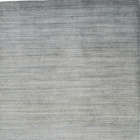 5' X 8' Blue and Gray Ombre Hand Woven Area Rug