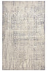 8' X 11' Gray and Ivory Abstract Area Rug