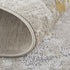 8' X 11' Ivory Gray And Gold Abstract Area Rug