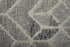 8' Gray and Ivory Round Wool Geometric Hand Tufted Area Rug