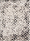 5' X 8' Ivory Gray And Taupe Abstract Stain Resistant Area Rug