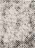 5' X 8' Ivory Gray And Taupe Abstract Stain Resistant Area Rug