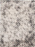 5' X 8' Ivory Gray And Taupe Abstract Stain Resistant Area Rug