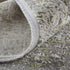 8' X 11' Green Gray And Ivory Abstract Area Rug With Fringe