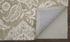 9' X 12' Tan And Ivory Wool Paisley Tufted Handmade Stain Resistant Area Rug