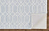 8' X 10' Blue and Ivory Wool Geometric Hand Tufted Area Rug