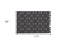 8' X 10' Black and Gray Wool Geometric Hand Woven Area Rug With Fringe
