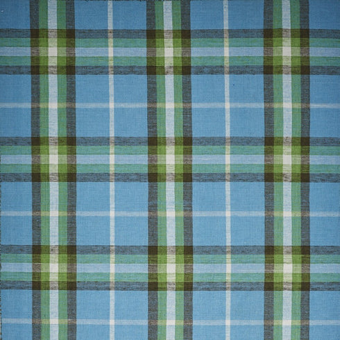 8' X 10' Blue and Green Abstract Hand Woven Area Rug