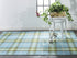 8' X 10' Blue and Green Abstract Hand Woven Area Rug