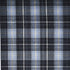 8' X 10' Black Blue And White Abstract Hand Woven Stain Resistant Area Rug