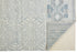 8' X 10' Ivory Blue And Gray Geometric Hand Knotted Area Rug