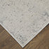 8' X 10' Gray and Ivory Abstract Power Loom Non Skid Area Rug