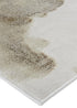 8' X 10' Brown And Ivory Abstract Area Rug