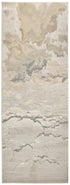 8' X 10' Brown And Ivory Abstract Area Rug