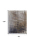 9' X 12' Blue Orange And Gray Abstract Area Rug