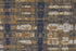 9' X 12' Blue Orange And Gray Abstract Area Rug