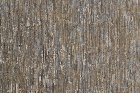 8' X 10' Brown And Gray Wool Abstract Hand Knotted Area Rug