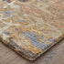 9' X 12' Tan And Blue Wool Abstract Tufted Handmade Stain Resistant Area Rug