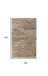 9' X 12' Tan And Blue Wool Abstract Tufted Handmade Stain Resistant Area Rug