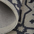 9' X 12' Gray And Taupe Wool Floral Hand Tufted Area Rug