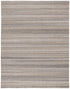 5' X 8' Brown And Taupe Wool Hand Woven Stain Resistant Area Rug