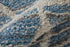 9' X 12' Blue And Ivory Geometric Power Loom Stain Resistant Area Rug