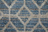 9' X 12' Blue And Ivory Geometric Power Loom Stain Resistant Area Rug