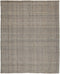 9' X 12' Gray Ivory And Tan Hand Woven Area Rug