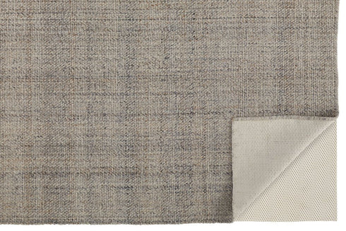 9' X 12' Gray Ivory And Tan Hand Woven Area Rug