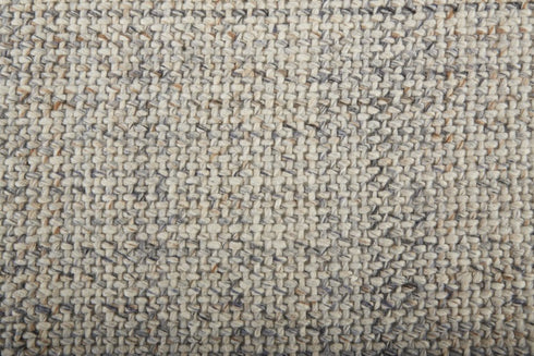 9' X 12' Gray Ivory And Tan Hand Woven Area Rug