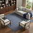 9' X 12' Blue Hand Woven Area Rug