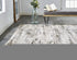 8' X 10' Ivory And Brown Abstract Area Rug