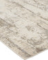 8' X 10' Ivory And Brown Abstract Area Rug