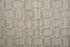 5' X 8' Ivory And Brown Striped Hand Woven Area Rug