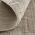 5' X 8' Ivory And Brown Striped Hand Woven Area Rug