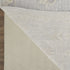 8' X 10' Ivory Silver And Tan Floral Hand Knotted Stain Resistant Area Rug