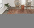 8' X 11' Orange Red And Brown Wool Abstract Hand Woven Distressed Area Rug