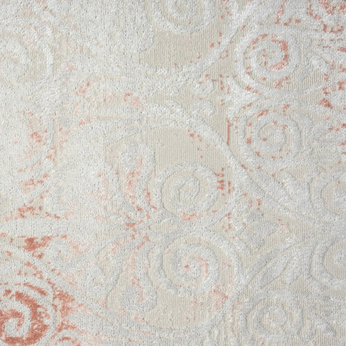 8' X 10' Pink Floral Area Rug