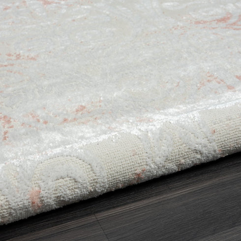 8' X 10' Pink Floral Area Rug