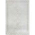 8' X 10' Cream Diamond Area Rug