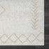 8' X 10' Cream Diamond Area Rug