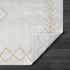 8' X 10' Cream Diamond Area Rug