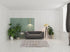 8' X 11' Cream Abstract Distressed Area Rug