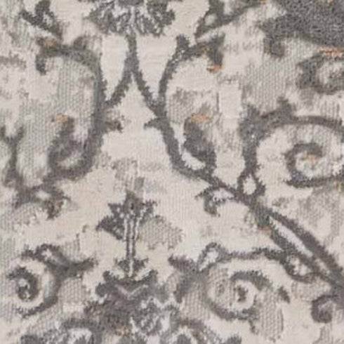 8' X 11' Cream Abstract Distressed Area Rug