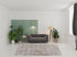 8' X 11' Cream Abstract Distressed Area Rug