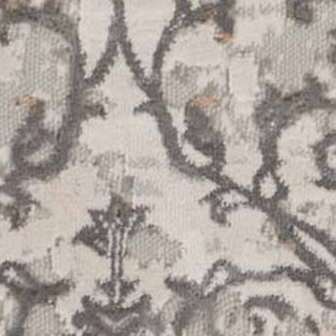 8' X 11' Cream Abstract Distressed Area Rug