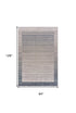 8' X 11' Cream Abstract Area Rug