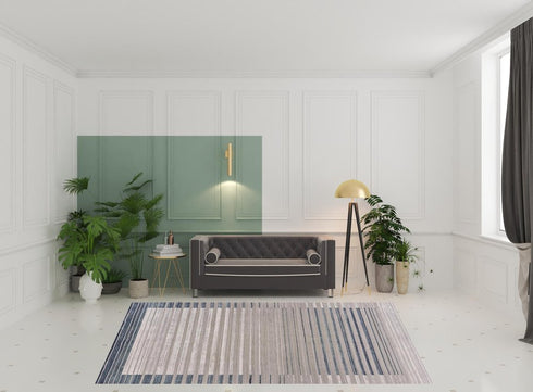 8' X 11' Cream Abstract Area Rug