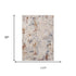 8' X 10' Beige Abstract Area Rug
